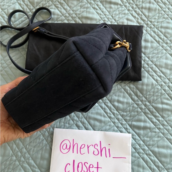 NWT Authentic YSL Yves Saint Laurent Toy LouLou Suede Navy - Picture 13 of 16